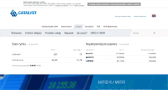 Desktop Screenshot of gpwcatalyst.pl